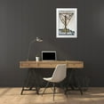 thumbnail image 3 of Blaeu, Joan 11x14 White Modern Wood Framed Museum Art Print Titled - Sextant, 3 of 4