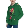 thumbnail image 2 of Invader Zim Youth Sweatshirt Hoodies Pullover 3D Print Novelty Hooded Hoody Clothes For Boys Girls Teen Clothing, 2 of 7
