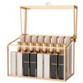 thumbnail image 1 of Youdepot Soporte organizador de lápiz labial – 24 espacios de vidrio templado brillo de labios y organizador de perfume, soporte y organizador de lápiz labial., 1 of 5