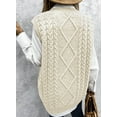 thumbnail image 5 of DOKOTOO Women's V Neck Vintage Sweater Vest Sleeveless Pullover for Fall, 5 of 11