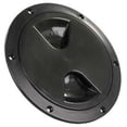thumbnail image 2 of JR Access Door 31015 4.45 Inch Cutout Diameter; 5.12 Inch Outside Diameter; Black; ABS Plastic; Lockable; With Rubber Seal; Single, 2 of 3