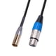 thumbnail image 2 of Cable de extensión de micrófono mini XLR macho XLR hembra Cables de extensión de audio Cable 2m, 2 of 9