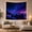 Galaxy Road Car, variant on Futuristic Sports Car in Cosmic Space Portal with Purple Nebula, Dramatic Fantasy for Sci-Fi Enthusiasts, Gaming Room Decor, Housewarming Gift Tapestry Wall Hanging for Bedroom and Gaming Room