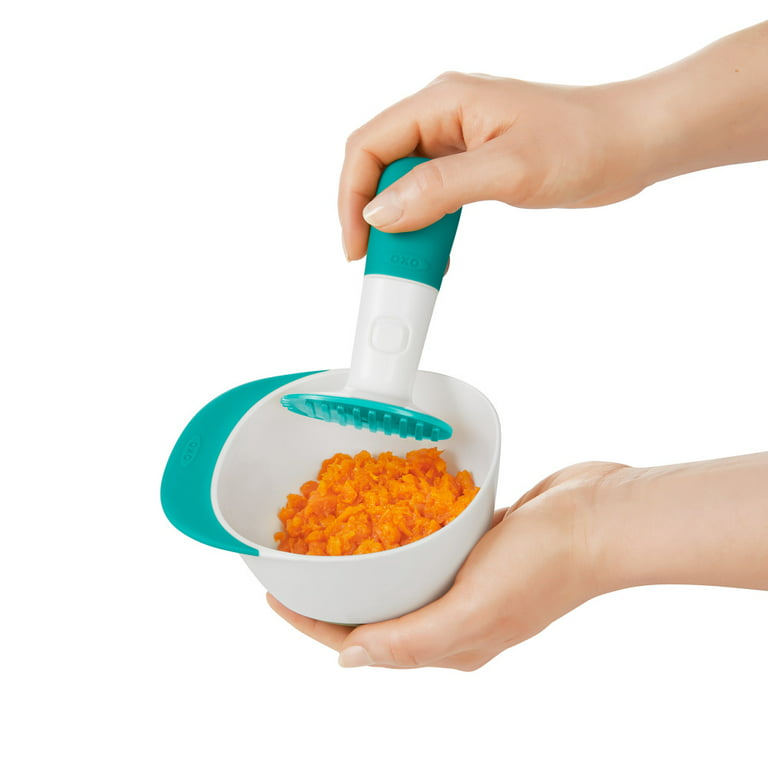 OXO Tot Food Masher in Teal - Winestuff