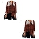 thumbnail image 1 of Jumpingount Blusa de camisa a cuadros a rayas para mujer, ropa de compras, regalos de cumpleaños Type4 NO4, 1 of 6
