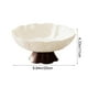 thumbnail image 3 of Plato de Servir, Bandeja de Alimentos de Plástico con Base Desmontable, Fuente de Dulces Decorativa, 25cm, para Frutas, Verduras, Aperitivos, Fiestas, Multicolor, 3 of 6