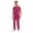 玫红色, variant on Wholesale Fashion Scrub Suits Hospital Uniform Set Solid Color Gown Pocket Scrubs Sets for Women Mans Joggers Pants Suit