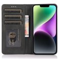 thumbnail image 2 of For iPhone 15 Plus PU Leather Phone Case Magnetic Closing Stand Wallet Cover, 2 of 5