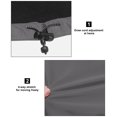 thumbnail image 6 of Mens Softshell Vest Fleece Windproof Water Resistant 6 Pockets for Hiking Grey 3XL, 6 of 8