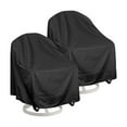 thumbnail image 1 of 2 Pcs Housse de Chaise de Loisirs Rotative Extérieure Housse de Protection Imperméable 27.5*32.5*39 Pouces, 1 of 9