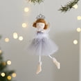 thumbnail image 3 of Hangs 2 Product for Christmas Angel Theme Pendant with Fabric Craft Scene, 3 of 5