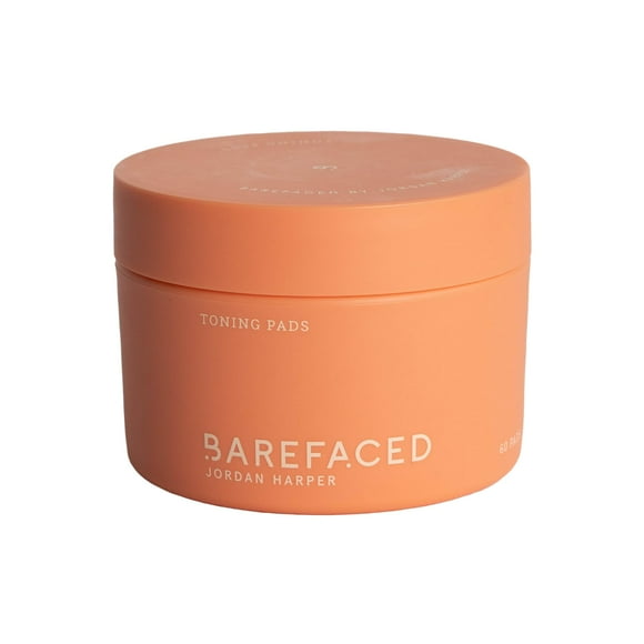 Barefaced Toning Pads (60 count) Exfoliating Face Pads with 2% Glycolic Acid & Salicylic Acid - Helps with Brightening & Cleansing Skin, Clears Pores,