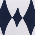thumbnail image 2 of LR Home Stacy Garcia Cotton Blend Poly Filled Pillow in Blue/White, 20" x 20", 2 of 9