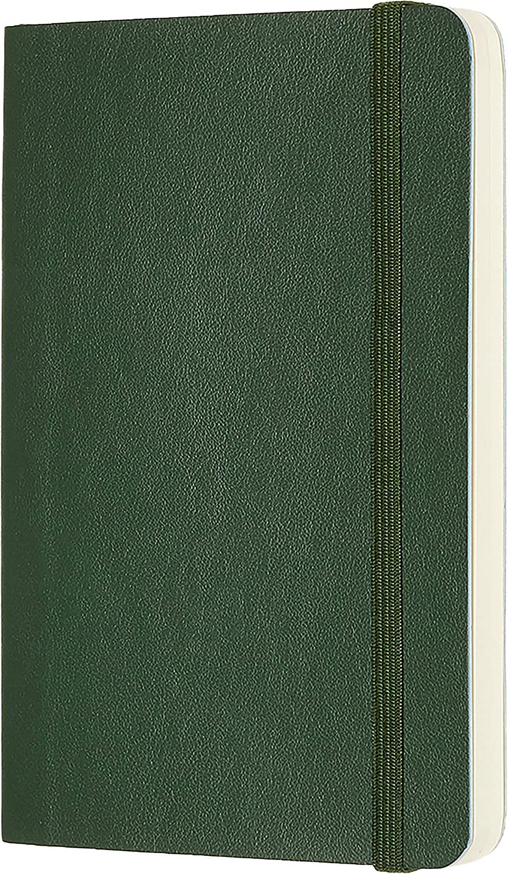 Moleskine Classic Collection Plain Writing Notebook, 3.5" x 5.5", Myrtle Green