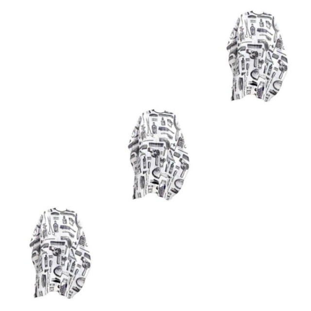 Dalazy Grand Salon Barbier Coiffure Robe Shampooing Cheveux Cape Tablier-39 x 55 Bleu Type C 3Set