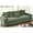 Dark Green, variant on Modern Living Room Ginger Corduroy Couch, 3 Seater With 5 Pillows Spacious For Space