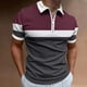 thumbnail image 1 of pstuiky camisetas para hombre, Camiseta holgada de manga corta con solapa y cremallera para hombre ropa de hombre xxl, 1 of 5