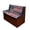 American Flag Decoration, variant on POLERO Camper Cushion Covers Stretch Comfortable, Compatible with RV Couch RV Dinette Cushion Covers(Gothic Skull Damask Print) 2 Pieces
