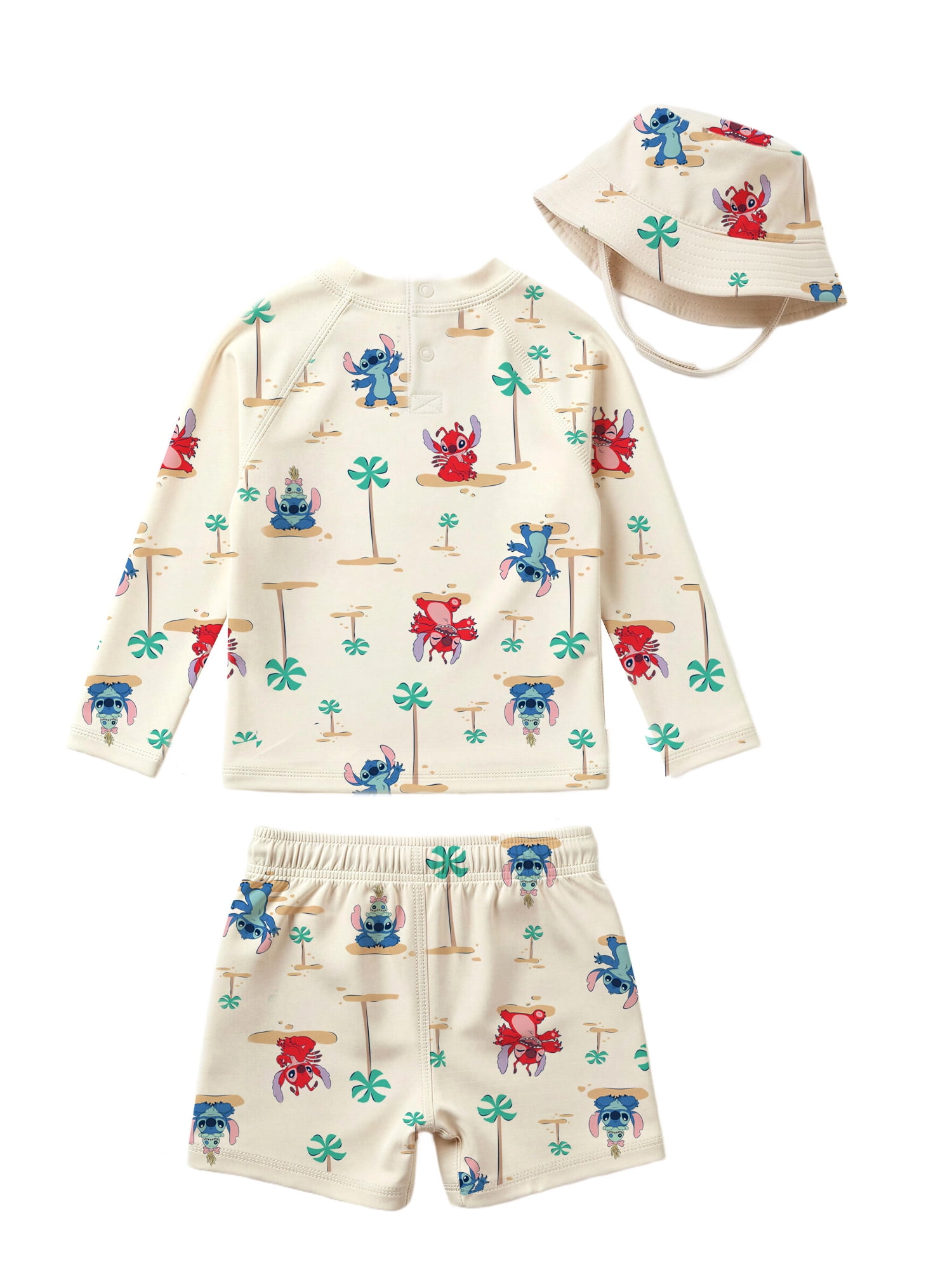 Character Baby Boy Rash Guard Swim Set with Hat, Sizes 0/3M- 12M