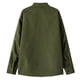 thumbnail image 3 of Mens Camisas de Manga Larga Casual Color Sólido Turndown Cuello Botón Abajo Bolsillo Camisa Chaqueta, Camisas de Manga Larga para Hombres con Bolsillo, 3 of 5