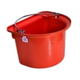 thumbnail image 4 of jinwen Seau D'Alimentation pour Chevaux Facile à Transporter en Forme de d Ergonomique Ranch Extérieur Mangeoire Rouge, 4 of 9