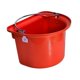 thumbnail image 4 of Comedero para caballos tipo cubo, fácil de limpiar, resistente, para granja y uso exterior. Rojo, 4 of 9