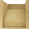 thumbnail image 4 of 12"W x 12"D x 12"H Wide Clemmons Rough Cedar Woodgrain TimberThane Corbel, Primed Tan, 4 of 6