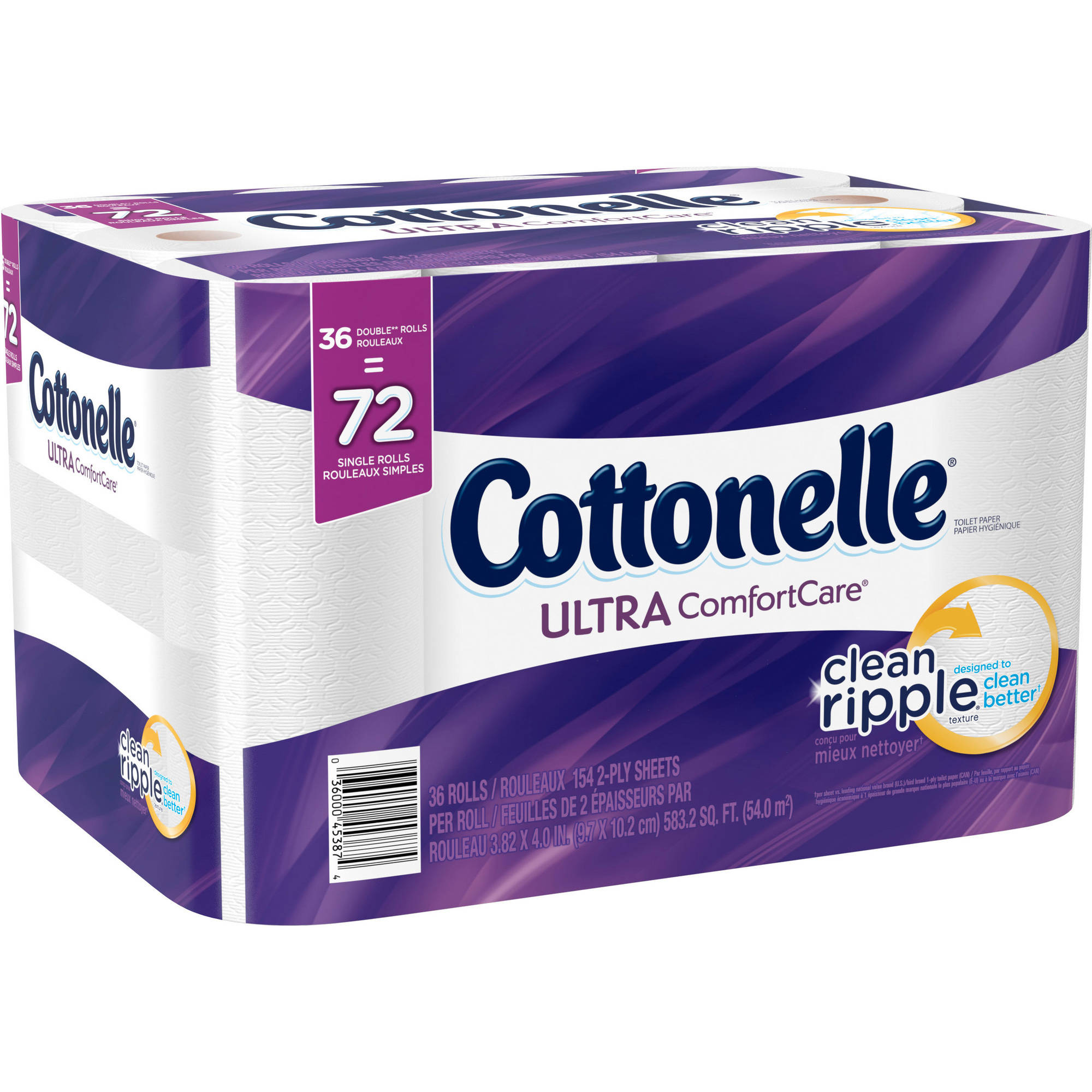 Cottonelle Ultra ComfortCare Toilet Paper, 36 Double Rolls - image 2 of 5