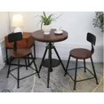 thumbnail image 3 of Balcony outdoor tie yi table and chair combination coffee bar milk tea shop bar leisure small round table and chair set.3 My Lux Decor Round, 3 of 10