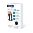 thumbnail image 4 of Jobst for Men Ribbed 20-30 Knee High Compression Socks Black Small, 4 of 4