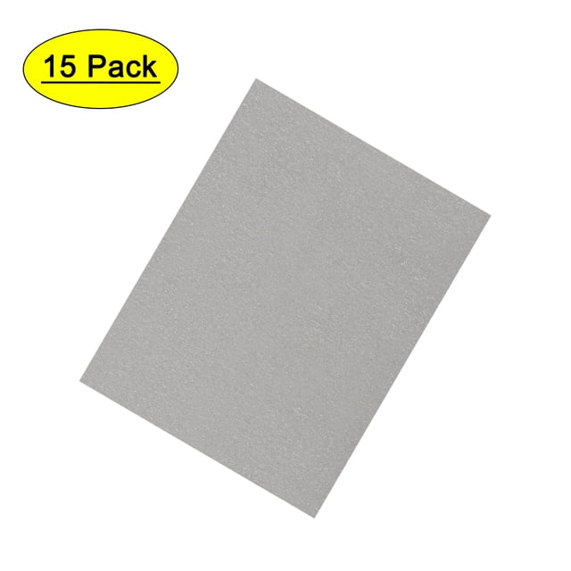 Papeles de lija impermeables Uxcell 9" x 11" (230mm x 280mm) 3000 Granos 15 Paquete