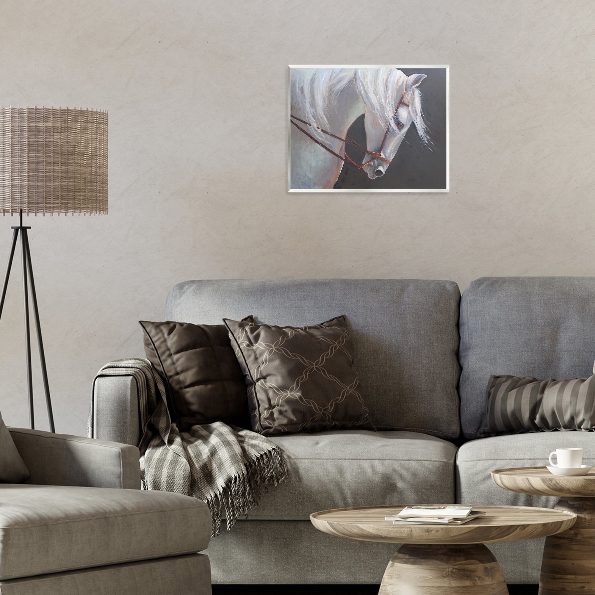Stupell Industries Majestic White Mare Wall Plaque Art, design by Jadei Graphics