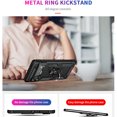 thumbnail image 5 of Designed for Google Pixel 6a Case, Military Grade Protective Phone Case Cover with Enhanced Metal Ring Kickstand [Support Magnet Car Mount] Compatible with Google Pixel 6a, Black, 5 of 8