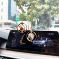 thumbnail image 4 of Cute Lucky Cat Ceramic Car Rearview Mirror Hanging Ornament Car Interior Decor, 4 of 17