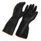 thumbnail image 2 of 1 par de guantes de goma resistentes Guantes largos protectores ácidos fuertes Guantes de trabajo de seguridad industrial, 2 of 5