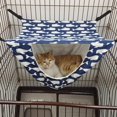 thumbnail image 3 of Novobey Double Layer Cat Bed with Hanging Hammock, Blue, 3 of 6