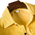 thumbnail image 4 of AOOCHASLIY 2023 Men Fall Coat Men's Corduroy Multi-pocket Shirt Jacket, 4 of 5