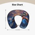 thumbnail image 5 of KLL Night Sky Turtle Pattern Memory Foam Cervical Neck Pillow Versatile U-Shaped Pillows for Home/Office/Camping/Travelling/Soft Washable Cover, 5 of 8