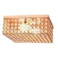 thumbnail image 2 of Lalia Home LHM-2004-RG Glam 2 Light 12 in. Square Flush Mount, Rose Gold, 2 of 4