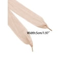 thumbnail image 3 of INSPIRE CHIC Unisex Solid Color Wrinkled Extra Wide Flat Athletic Shoe Laces for Sneakers, 3 of 5