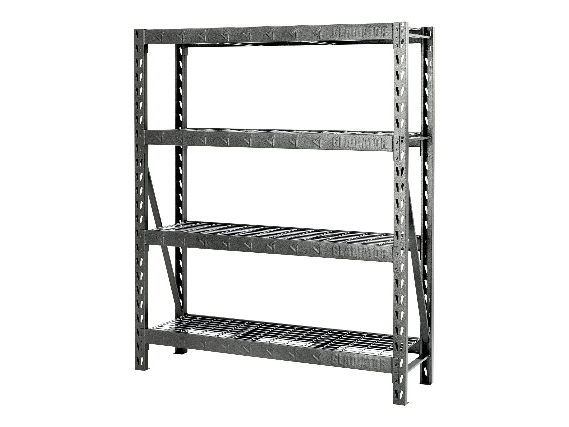 Gladiator Shelf Rack 4 Shelves, Gladiator Steel Shelving