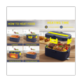 thumbnail image 3 of 1.8L Electric Lunch Box Portable Lunch Warmer Food Warmer Adult Car Fast Heating Lunch Box with Leak Proof Lid US Plug-C, 3 of 8