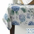 thumbnail image 3 of Blue Spring Floral Tablecloth Rectangle Table Cloth 52x70 , Waterproof Tablecloth Outdoor Table Cloth, Watercolor Botanical Elegant Washable Table Cover for Kitchen Dining Party, 3 of 8