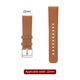 thumbnail image 2 of Rápido Desenganche Auténtico Cuero Reloj Banda 22mm Ancho Flor Vaca Cuero Reloj Correa para Hombres y Mujeres, Claro Marrón y Plata Tono, 2 of 8