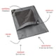 thumbnail image 3 of Lona Impermeable Polietileno Uso Rudo 4 x 5 m Urrea Gris, 3 of 3