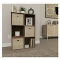 thumbnail image 6 of Style Selections 35.88-Inches H x 24.13-Inches W x 11.63-Inches D Rye Stackable Wood laminate 6 Cube organizer, 6 of 8