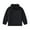 Black, variant on WOYY Toddler Boys Long Sleeve Casual Polo Shirt Solid Color School Uniform Tops Undershirt