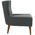 thumbnail image 3 of Modway Chaise d'Appoint Keen en Tissu Gris, 3 of 4