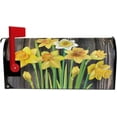 thumbnail image 2 of Spring Daffodils Flowers The Wooden Magnetic Mailbox Cover MailWraps Garden Yard Home Decor for Outside Standard Size-18"x 20.8", 2 of 5