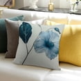 thumbnail image 3 of BANET Pillow Covers, Spring Watercolor Red Blue Flower Decorative Throw Pillows,Plant Floral Leaf Summer Seasonal Outdoor Decor Pillowcase Cushion Cover for Couch Sofa White, 3 of 5